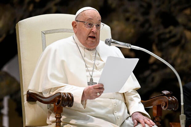 Pope Francis Delivers His Weekly Audience At The Vatican 