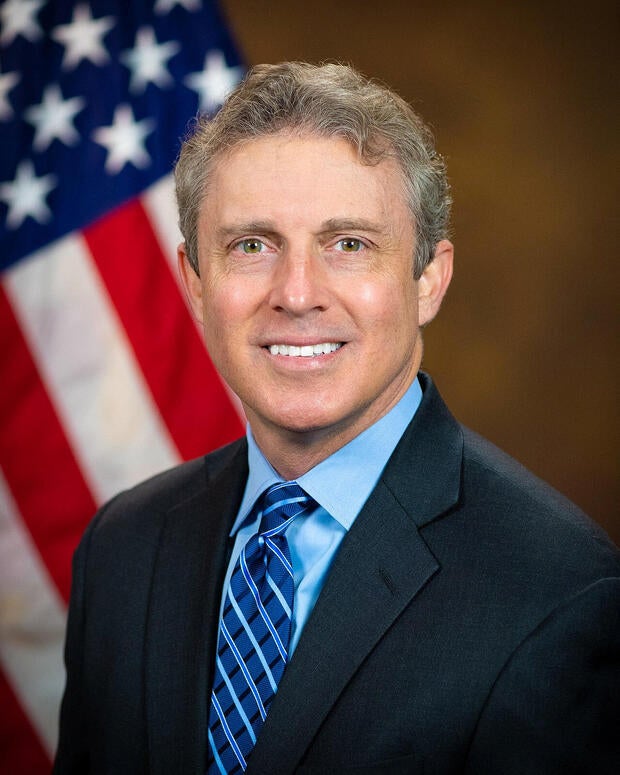 Special Counsel of the U.S. Office of Special Counsel Hampton Dellinger poses for a portrait in an undated handout image 