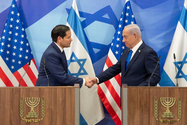 Mideast Israel Rubio 