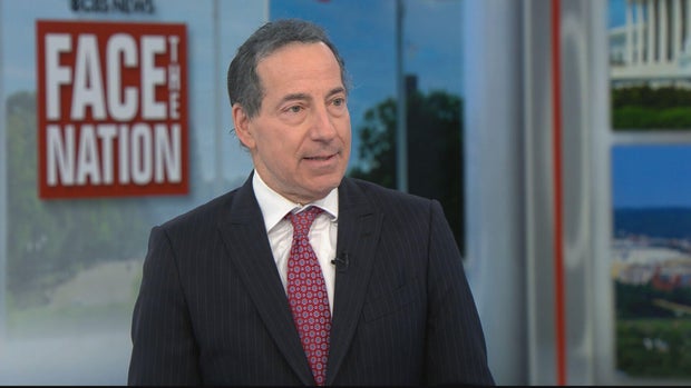 Rep. Jamie Raskin appears on "Face the Nation" on Sunday, Feb. 16, 2025.