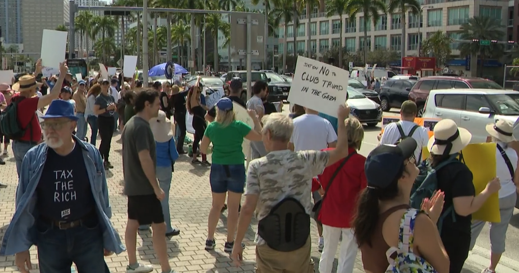 South Florida protesters rally against Trump policies on South Florida protesters rally against Trump policies on