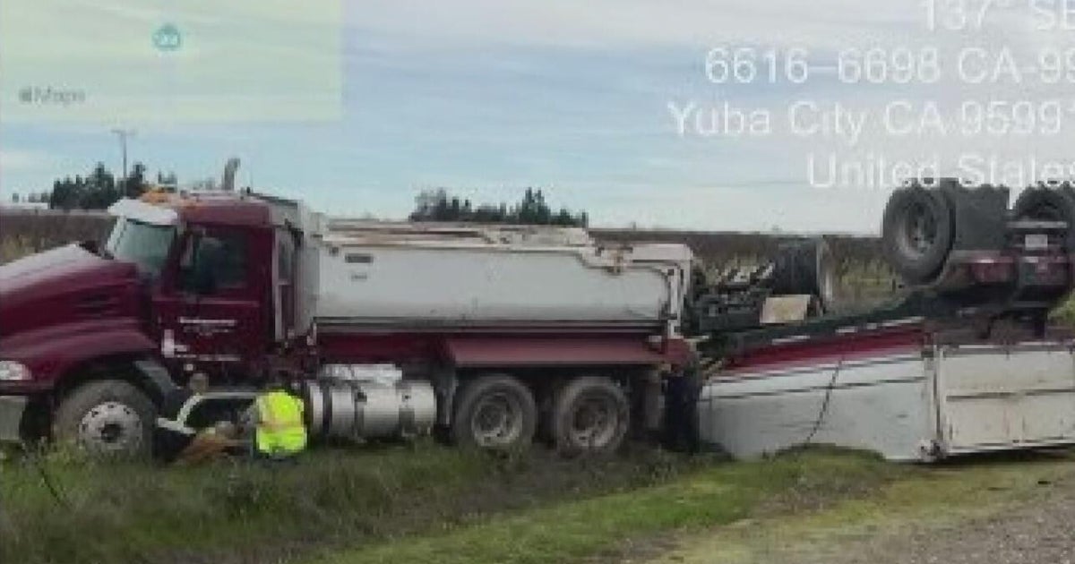 Major crash closes Highway 99 at Obanion Road in Sutter County - CBS ...