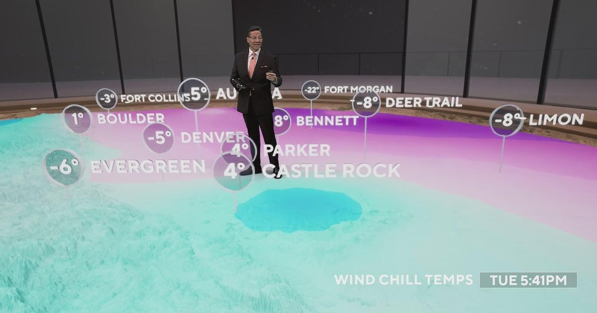 Dangerously cold wind chill temperatures along with snow - CBS Colorado