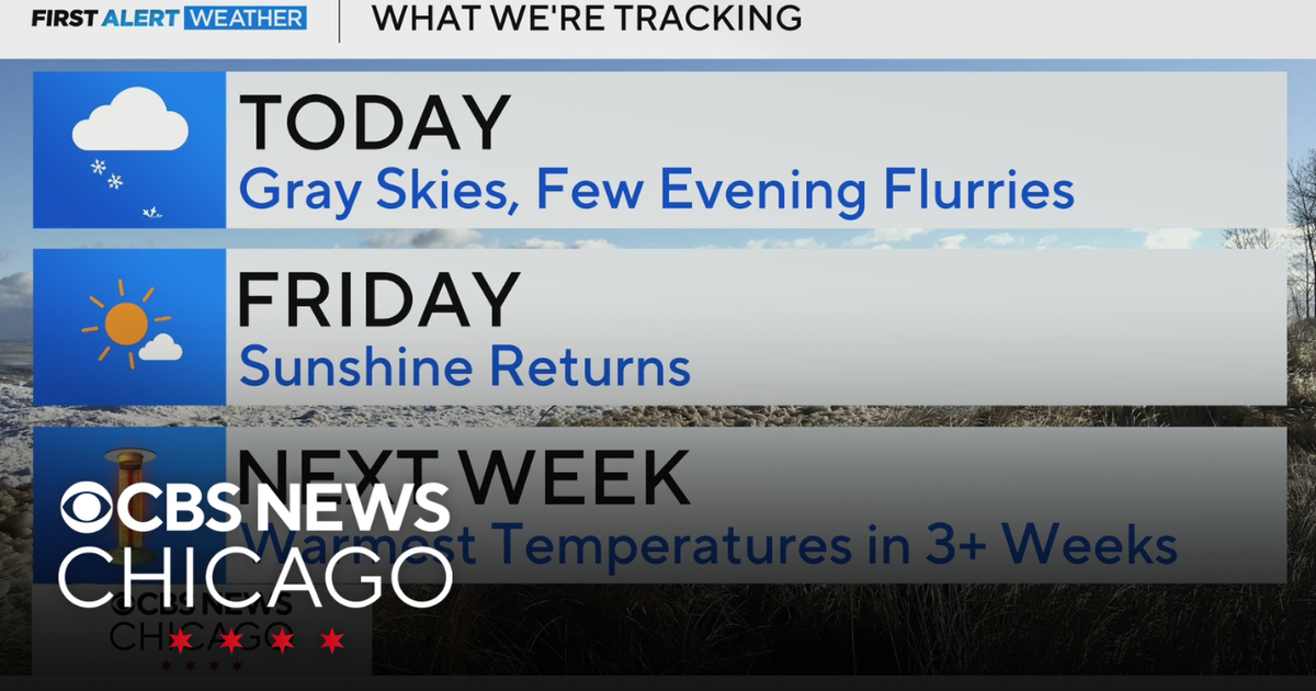 Warming trend ahead in Chicago - CBS Chicago