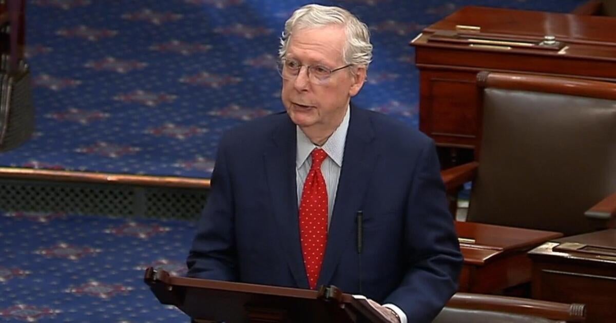 Watch: Sen. Mitch McConnell announces on Senate floor he's not running for reelection