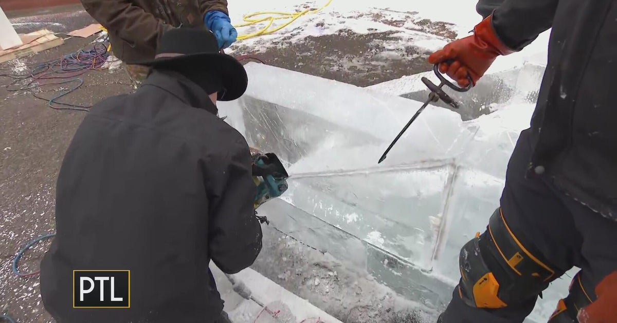 Getting a front-row seat to the Butler AM Rotary's Carved in Ice event ...