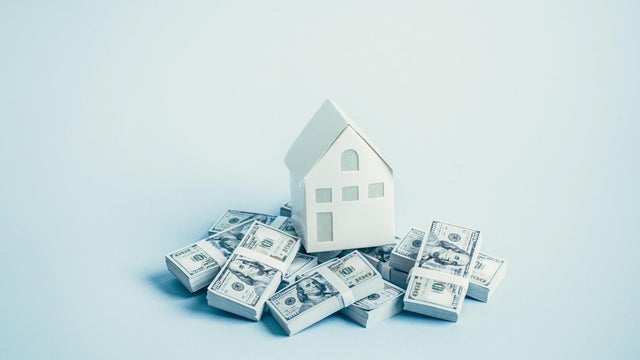 Money management or financial plan with property real estate concepts.banking soft loan and term loan.investment and expenses cost 