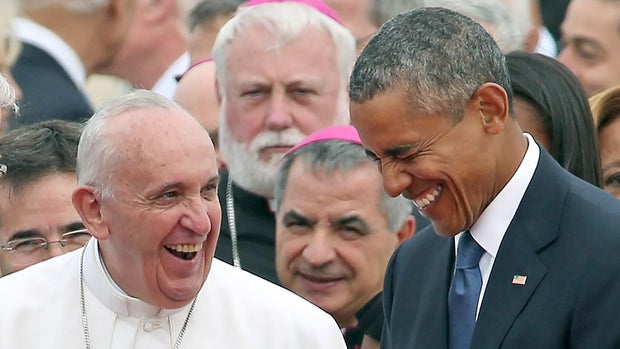 Pope Francis Arrives For Visit To U.S. in 2015 