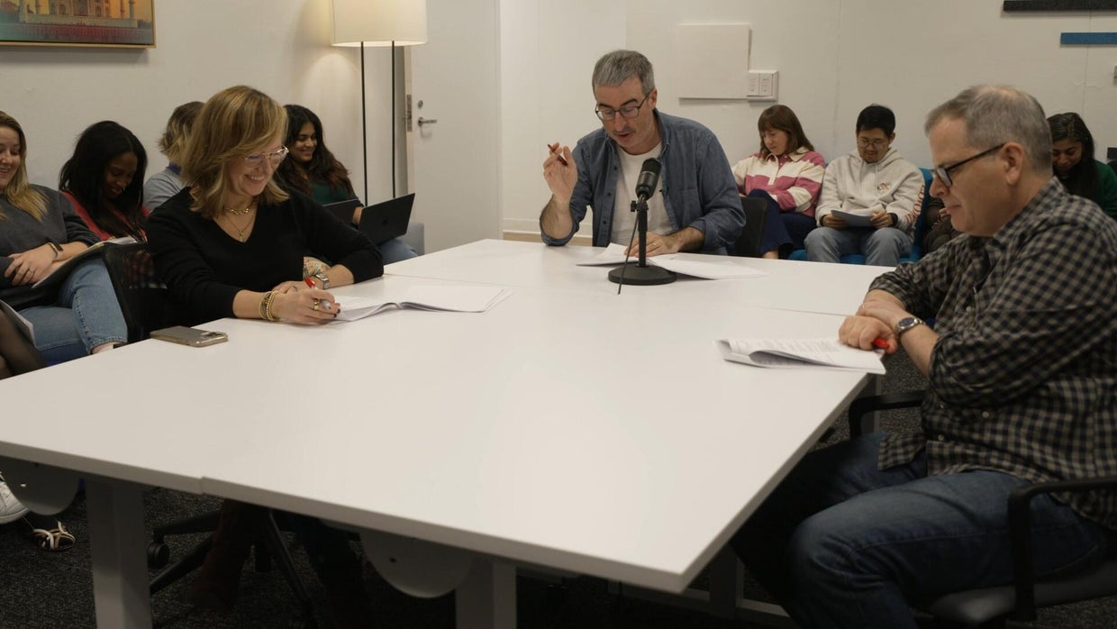 A table read for "Last Week Tonight" 