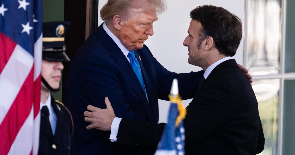 Trump meets with French President Emmanuel Macron at the White House