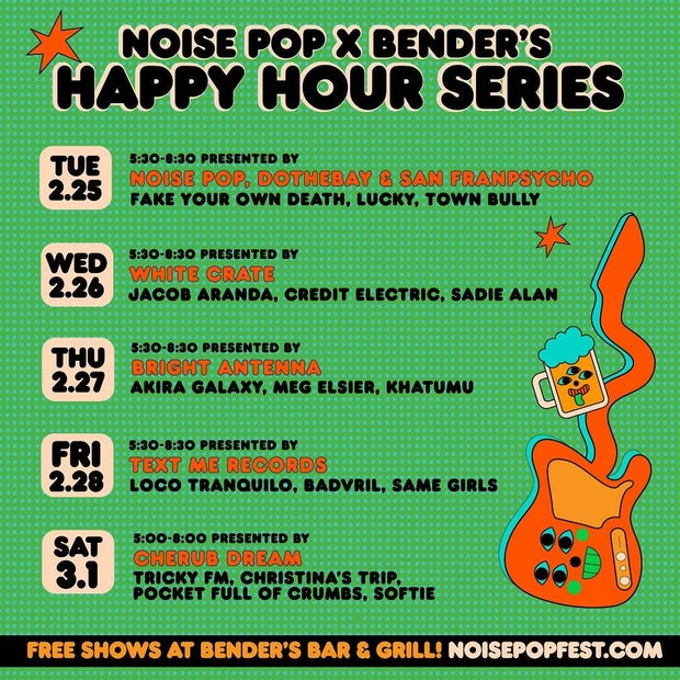 Bender's Noise Pop Happy Hour Series