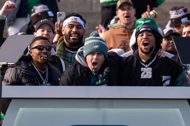 Super Bowl Eagles Parade Football