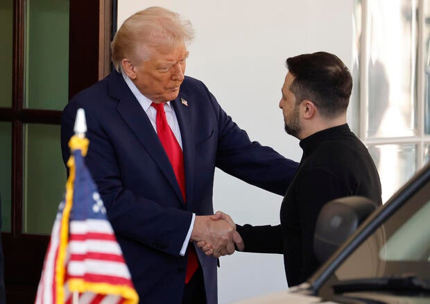 President Trump Hosts Ukrainian President Zelenskyy At The White House