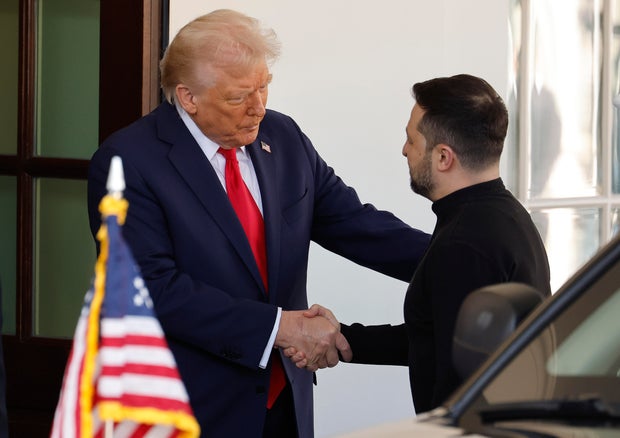 Zelenskyy 1 President Trump receives Ukrainian President Zelenskyy in the White House