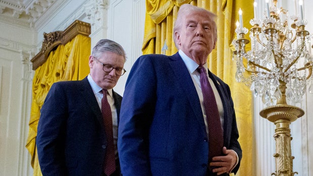 President Trump and U.K. Prime Minister Keir Starmer  