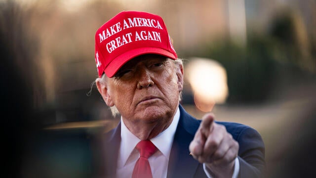 President Trump Departs White House For Florida 