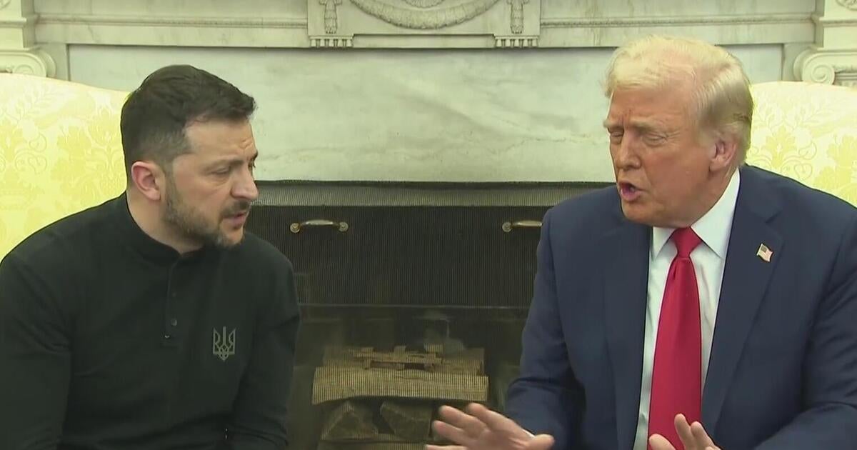 Latest of Trump, Zelenskyy exchange at Oval Office - CBS San Francisco