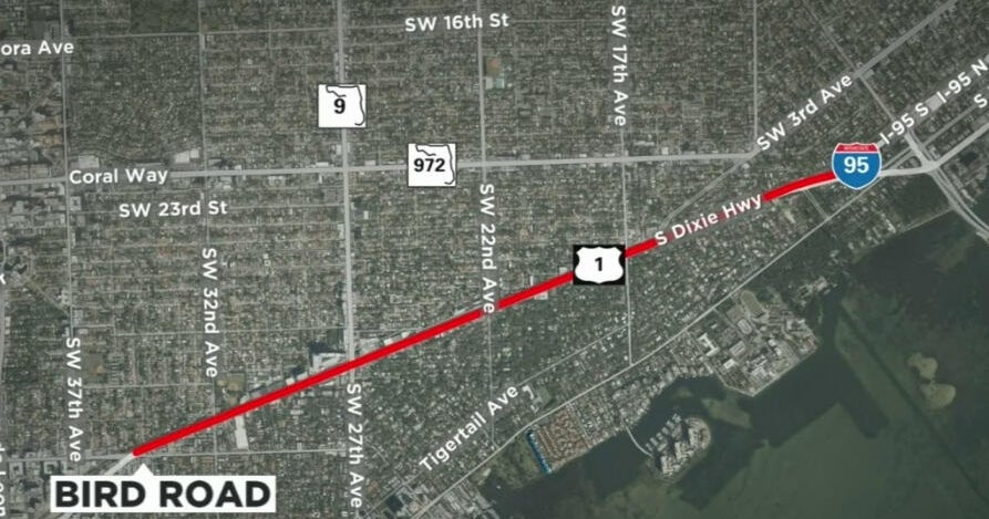 Miami’s US-1 ranked among Top 25 busiest corridors in the country, report says Miami’s US-1 ranked among Top 25 busiest corridors in the country, report says