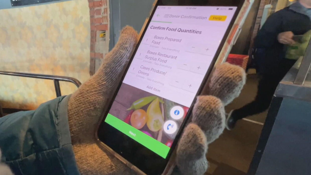 Volunteers use app to rescue surplus food for Denver nonprofits - CBS ...