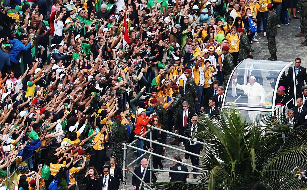 Pope Francis Celebrates Mass On Copacabana Beach 