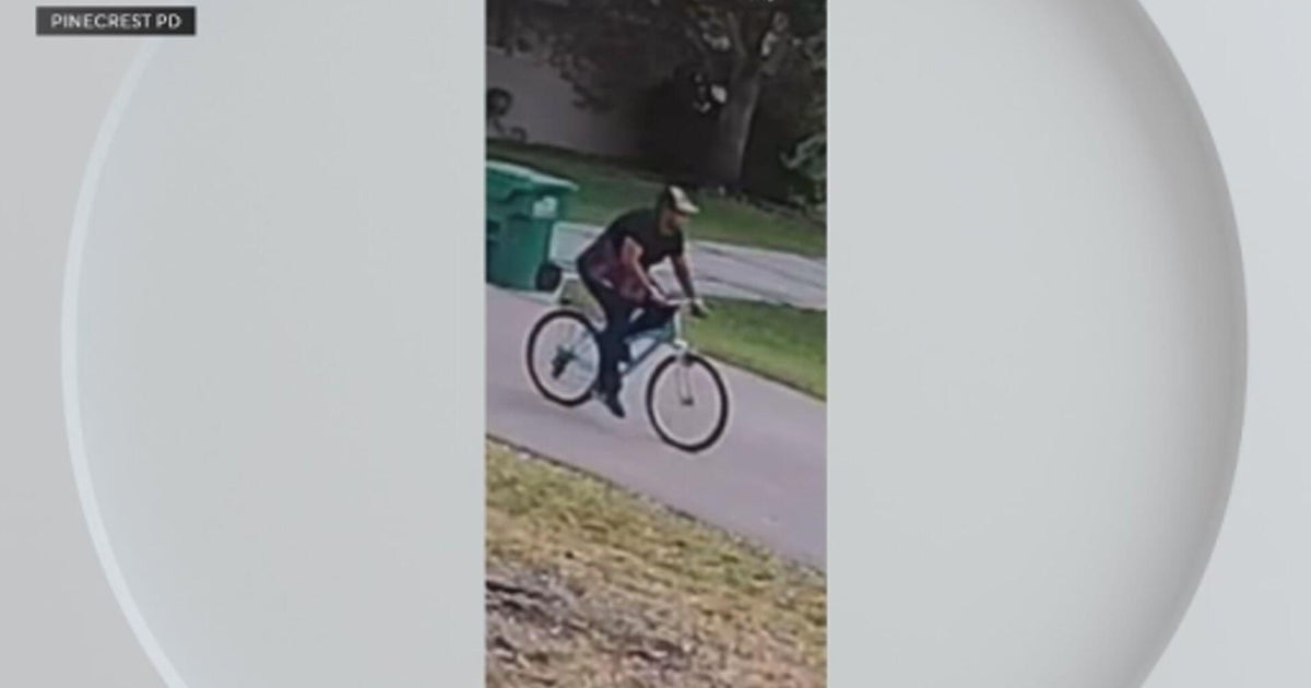 Woman assaulted by unknown man on bicycle while jogging in Pinecrest, police say Woman assaulted by unknown man on bicycle while jogging in Pinecrest, police say