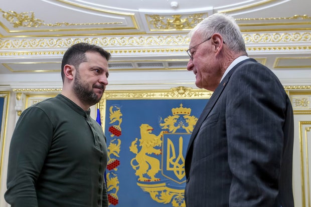 U.S. President Donald Trump's Special Envoy, General Keith Kellogg Visit To Kyiv