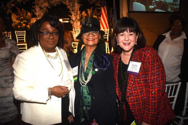 People pose for a photo at the 2025 Take the Lead Greater Philadelphia annual gala 
