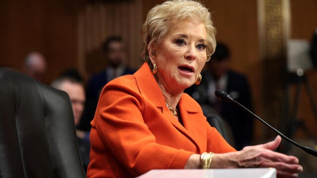 Senate Nomination Hearing Held For Linda McMahon To Be Secretary Of Education 