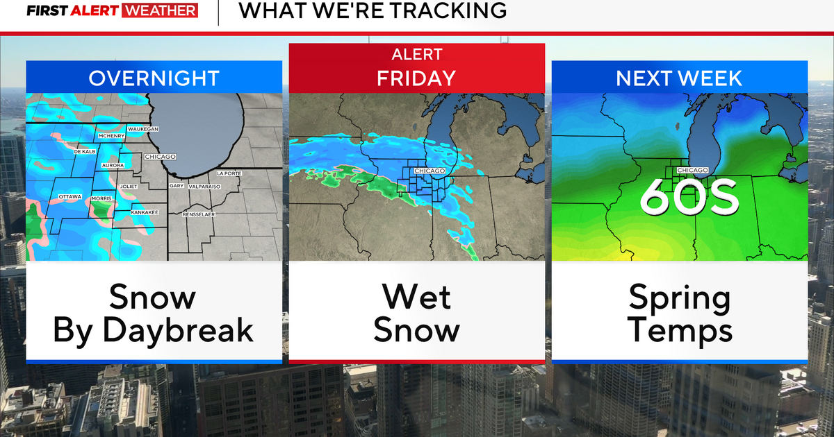 Another round of snow coming for Chicago on Friday - CBS Chicago