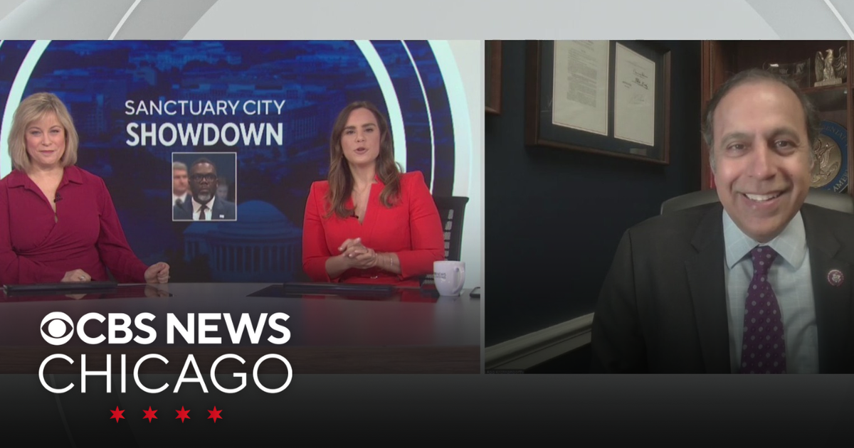 Rep. Raja Krishnamoorthi on Sanctuary City hearing - CBS Chicago