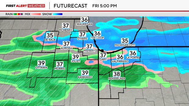 Another round of snow coming for Chicago on Friday - CBS Chicago