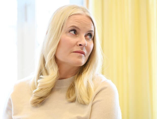 Crown Princess Mette-Marit Visits the Hospital Clowns at Ulleval Hospital 