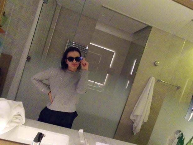 A photo of an undated Metropolitan Police Handout, Bulgarian country Vanya Gaberova, wearing glasses, able to record videos