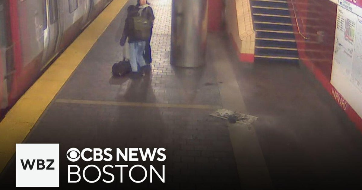 MBTA making repairs after ceiling panel falls at Harvard station - CBS ...