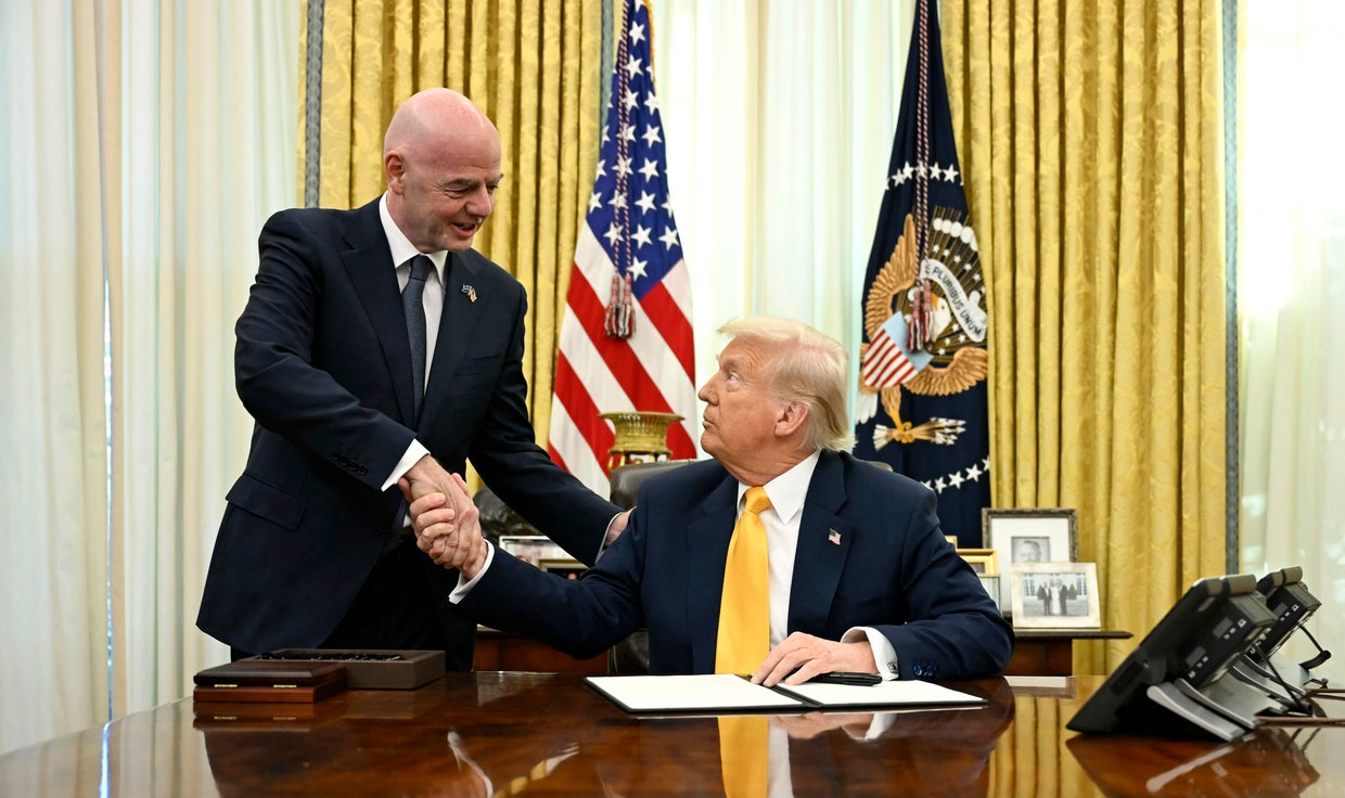 Trump creates 2026 FIFA World Cup task force, says trade war will make ...