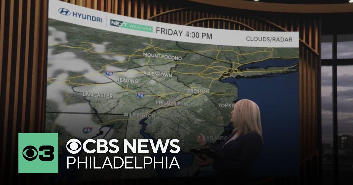 Windy, cold Thursday night in Philadelphia region - CBS Philadelphia