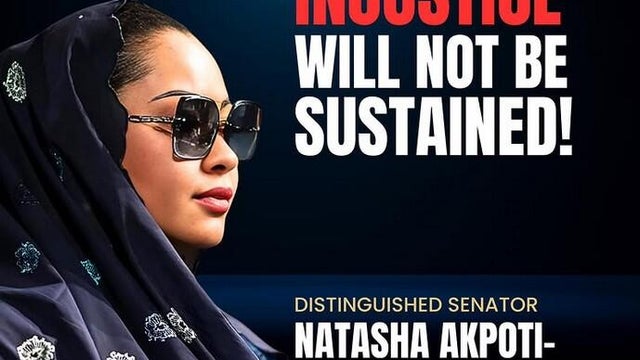 Nigeria female senator Natasha Akpoti Uduaghan suspended after filing sexual harassment claim against senate president