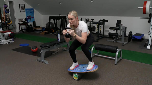 Lindsey Vonn in training