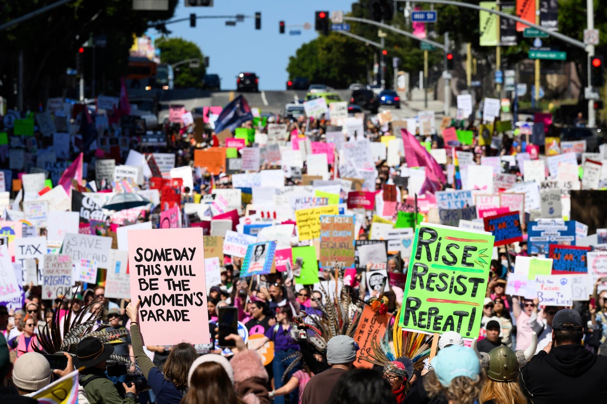 International Women's Day protests demand equal rights and an end to ...