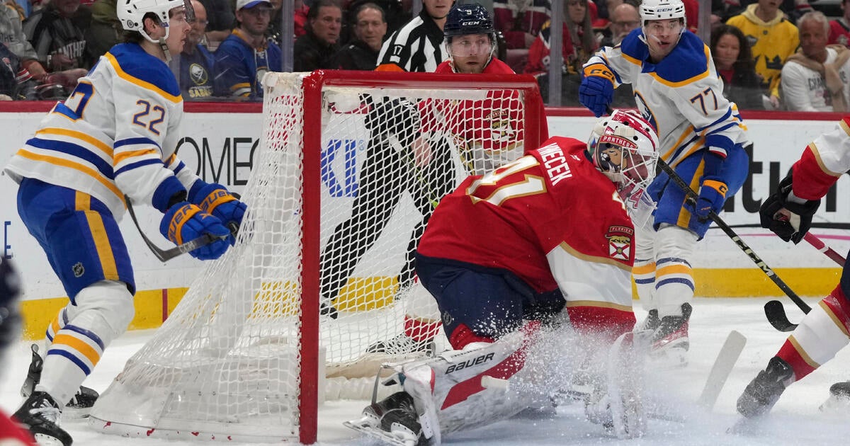 Vitek Vanecek stops 21 shots in Florida debut, Panthers blank Buffalo Sabres 4-0 for sixth straight win