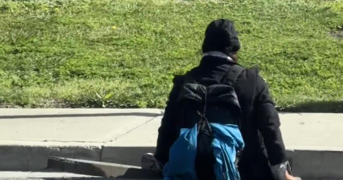 Video shows person climbing out of Stockton storm drain - CBS Sacramento