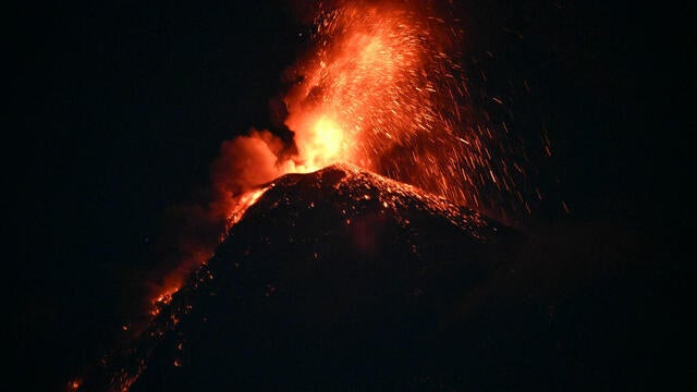 GUATEMALA-FUEGO-VOLCANO 