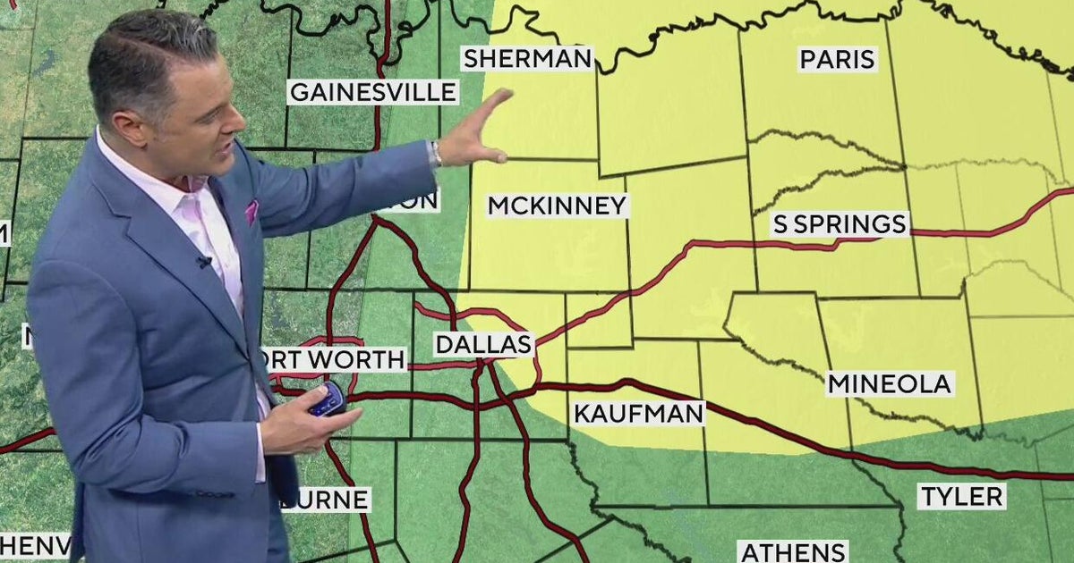 Severe weather chances return to North Texas - CBS Texas