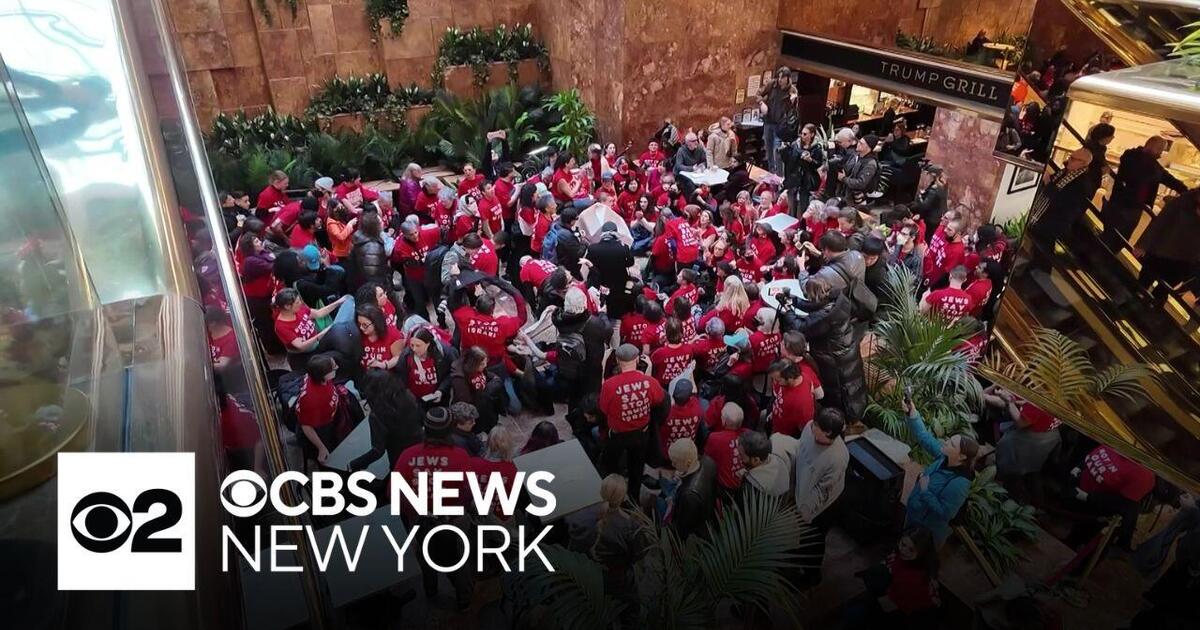 Nearly 100 protesters calling for release of Mahmoud Khalil arrested at Trump Tower