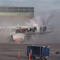 Passengers evacuate after American Airlines plane catches fire at DIA