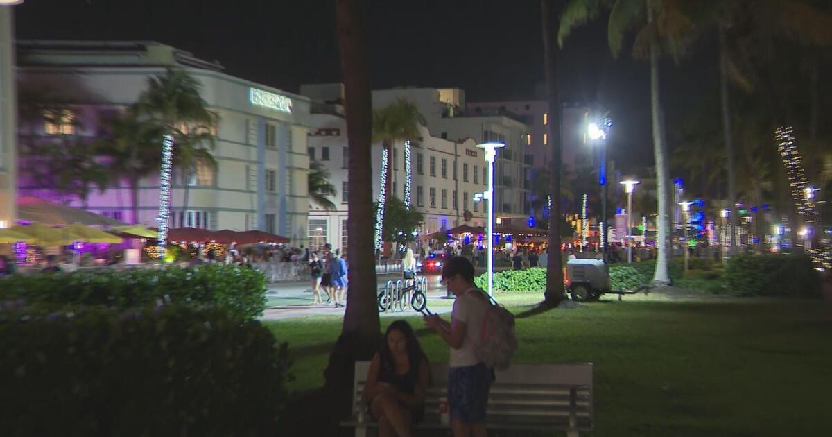 Tourists react to Miami Beach’s spring break restrictions as one of the busiest weekends begins