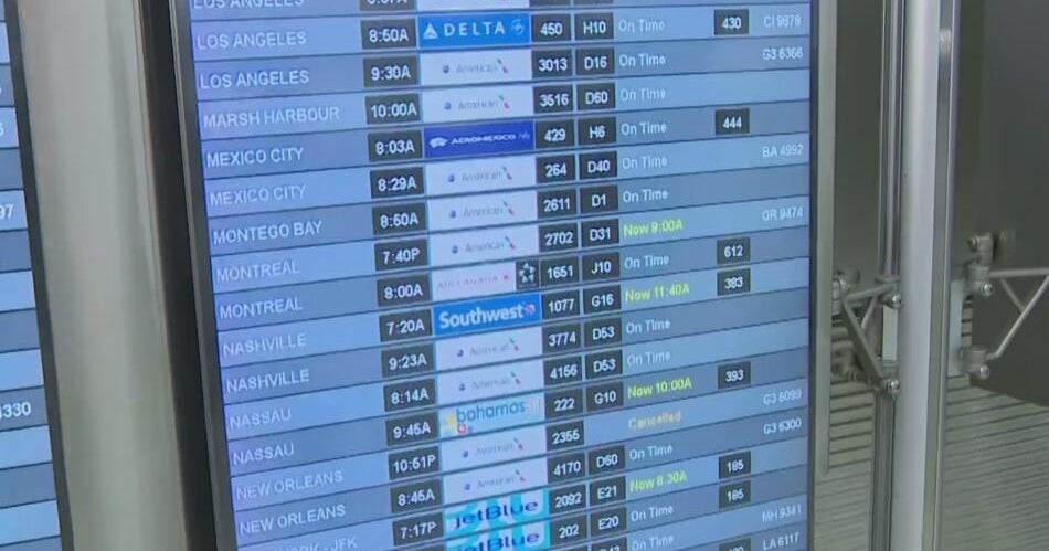 Severe weather led to flight delays, cancellations at Miami International Airport