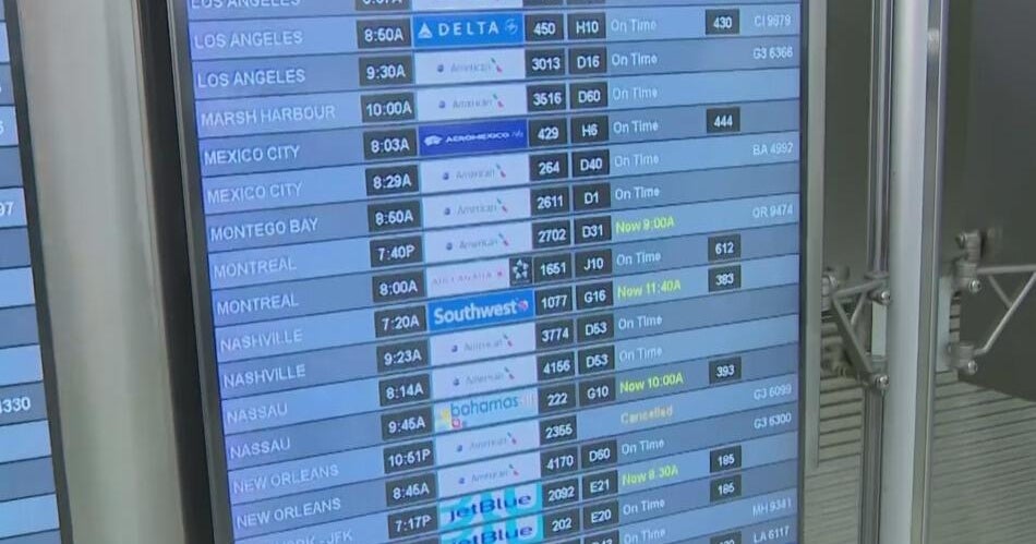 Severe weather led to flight delays, cancellations at Miami International Airport Severe weather led to flight delays, cancellations at Miami International Airport