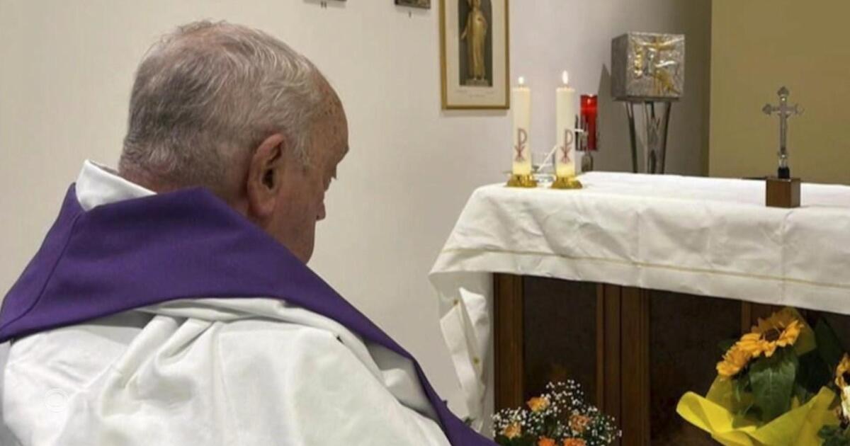 Vatican releases first photo of Pope Francis since hospitalization