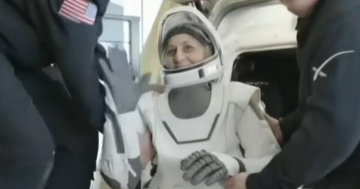 Starliner astronauts exit SpaceX capsule after returning to Earth - CBS ...